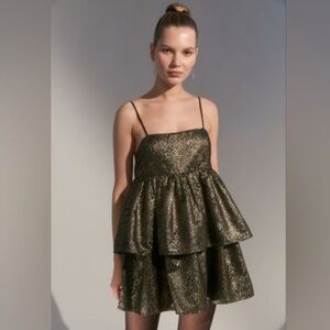 NEW WITH TAGS Urban Outfitters Tiered Mini Dress